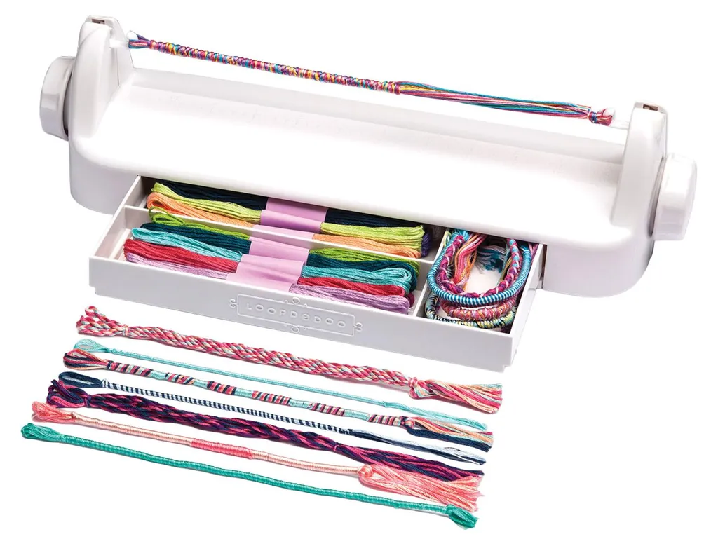 Kit créatif Loopdedoo - Tisseur de bracelets d'amitié en fils colorés