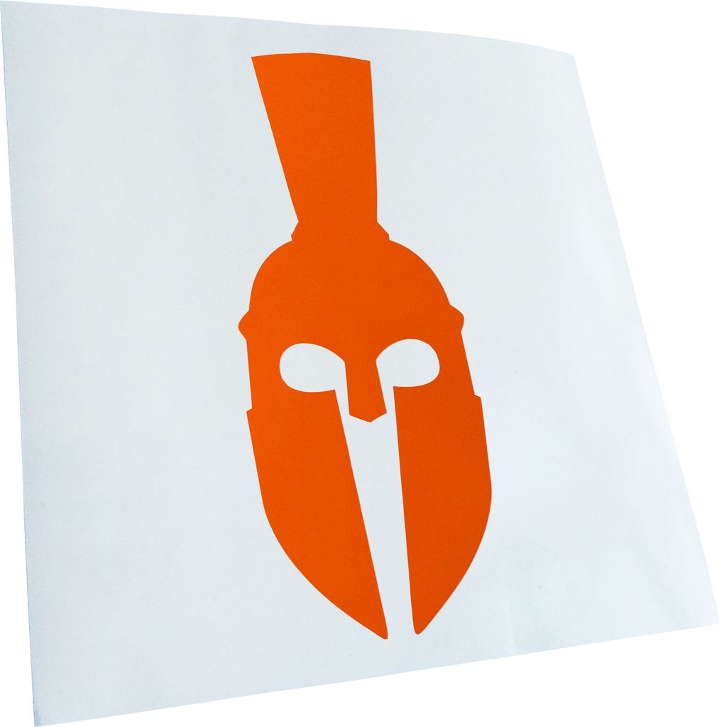Kiwistar - Autoaufkleber - orange - 30 x 14 cm - Spartaner Kamm - Heckscheibenaufkleber - Aufkleber für Auto Kfz Fahrrad, LKW, Truck Mofa