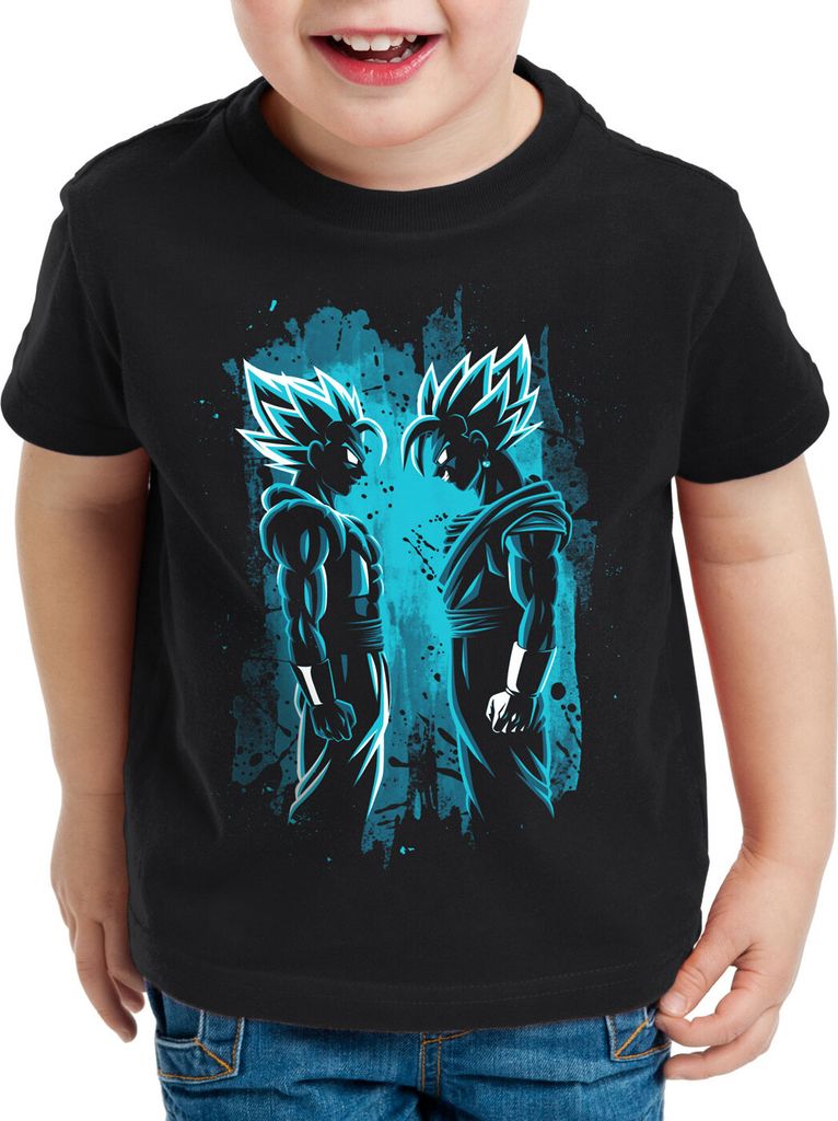 style3 Super-Saiyajin Blue Kinder T-Shirt dragon roshi vegeta evolution anime