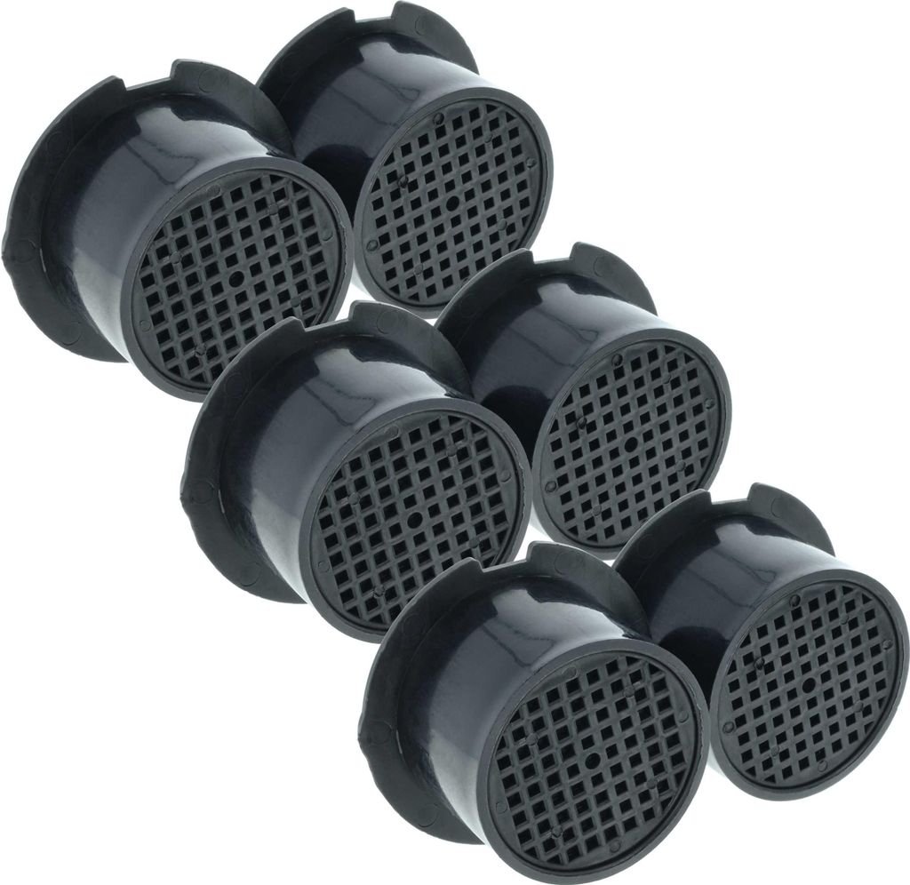 vhbw 6x Filter kompatibel mit Liebherr WKEes 553, WKB 5700, WKb 4612, WKb 4212, WKb 4611, WKb 4112, WKb 4126, WKb 3212 Kühlschrank - Aktivkohlefilter