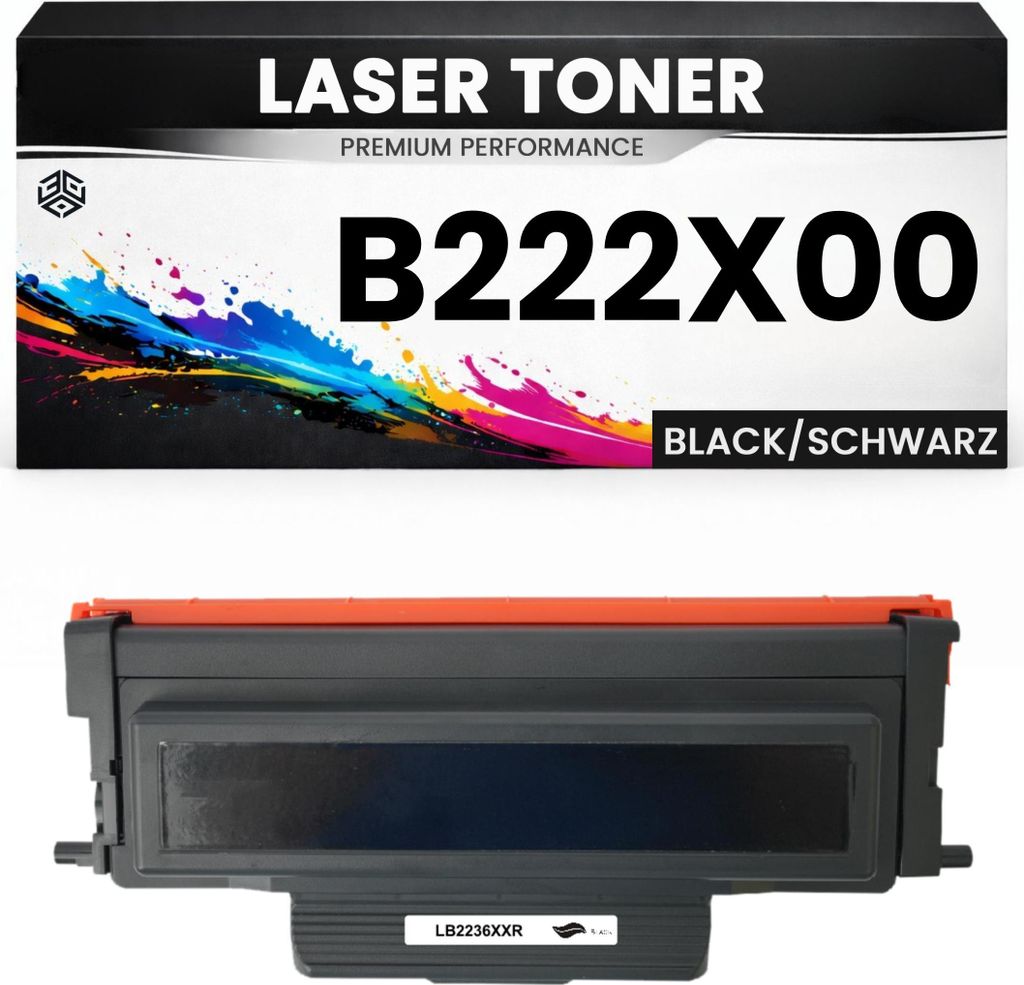 XXL Toner kompatibel für Lexmark B222X00 B2236dw/MB2236i/MB2236adw/MB2236adwe in Schwarz