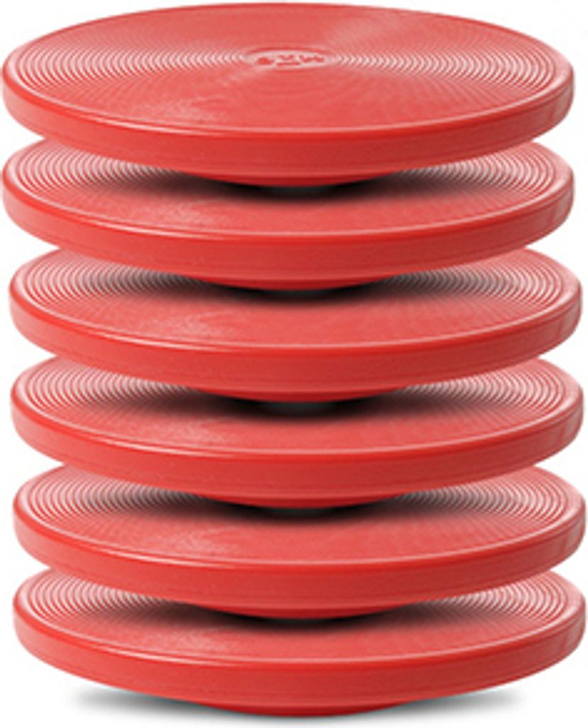 GYM Top Therapiekreisel 6er Set - rot Produktbild 