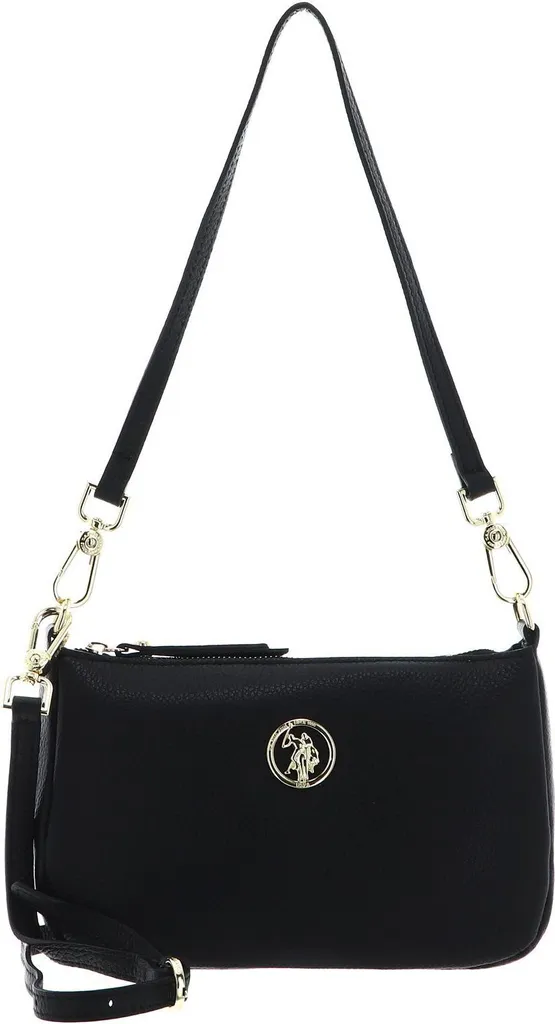Sac Hobo en Cuir Noir pour Femme U.S. POLO ASSN. Florence avec Bandoulière