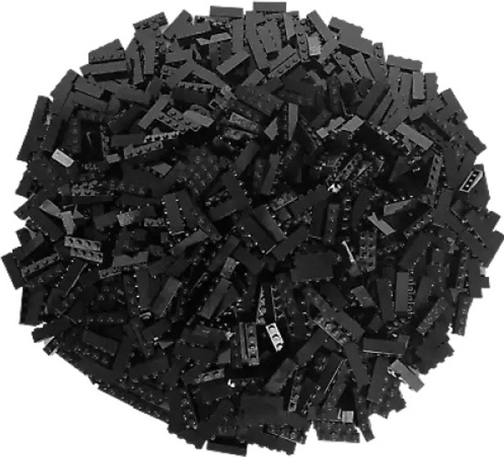 LEGO 1x4 Steine Bausteine Schwarz - 3010 NEU! Menge 250x
