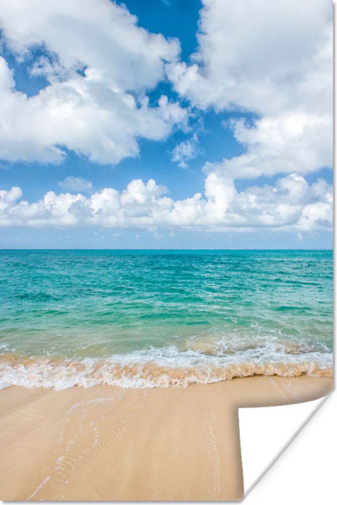MuchoWow Poster Strand - Meer - Sommer - Reisen 60x90 cm - Wanddekoration