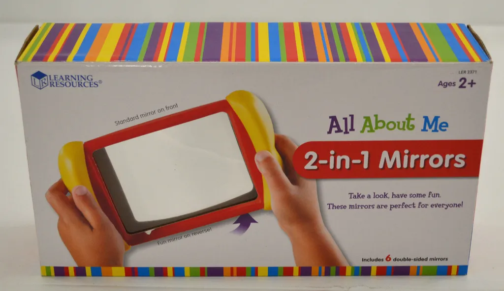 Miroir d'éveil émotionnel 2 en 1 pour enfant Tout sur moi incassable