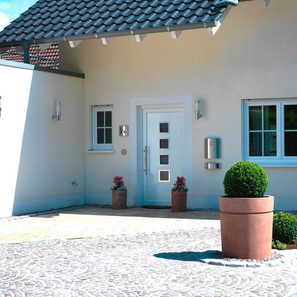 Éclairage de jardin applique extérieure E27 75W pour entrée et cour