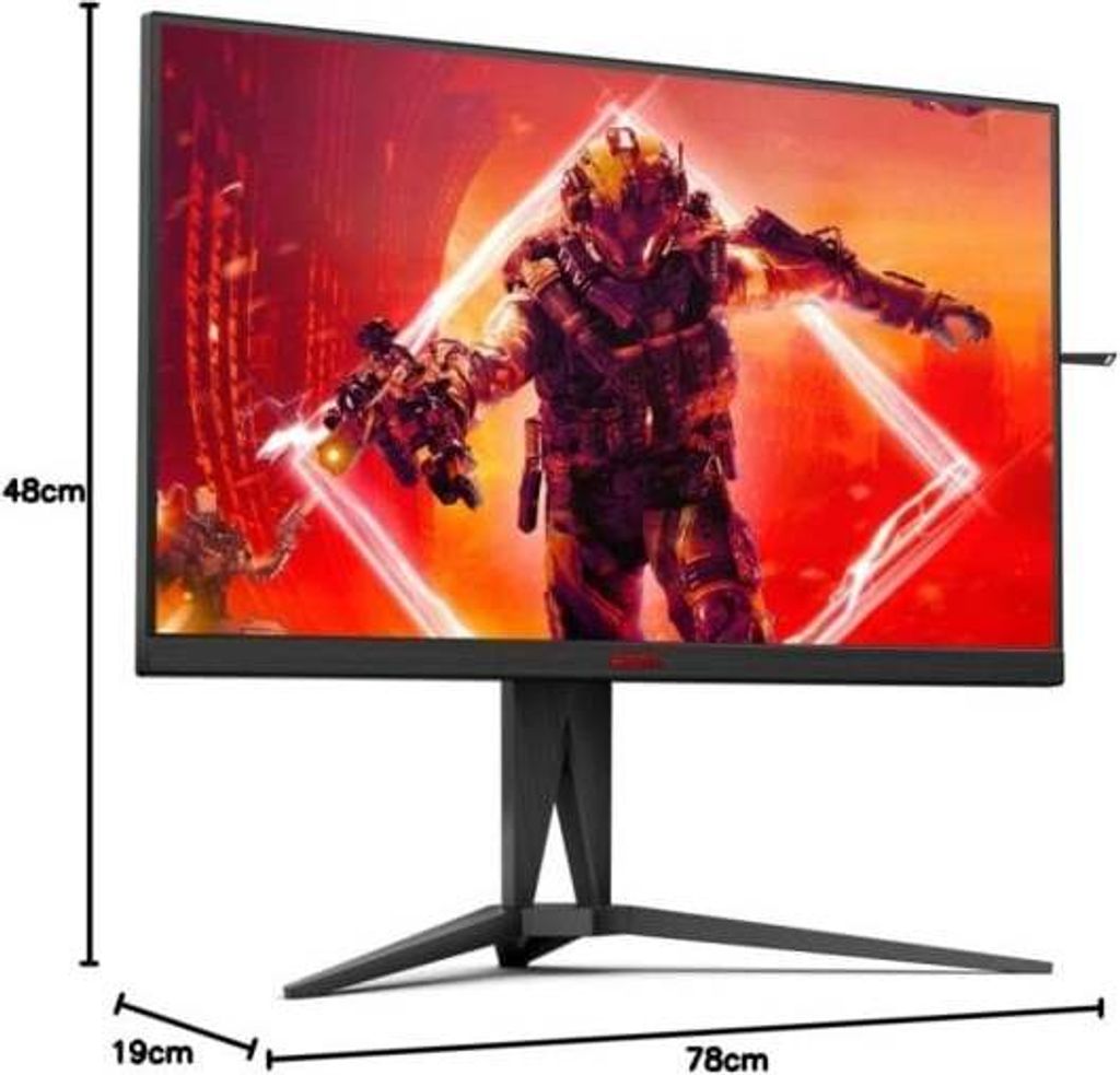 AOC 68,6cm (27") AG275QZN/EU 16:09 2xHDMI+2xDP+USB VA bl/ Zdjęcie produktu 14