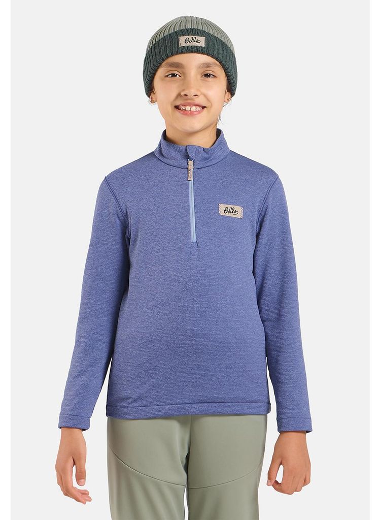 ODLO Mid Layer 1/2 Zip Grid Fleece Kids BLAU 140