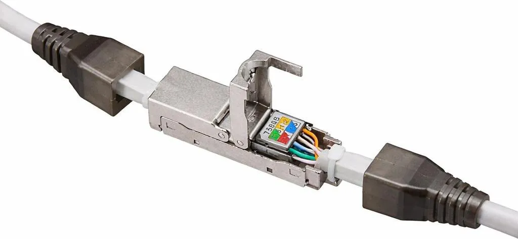Connecteur Keystone STP Cat 6 blindé montage facile sans outil technique