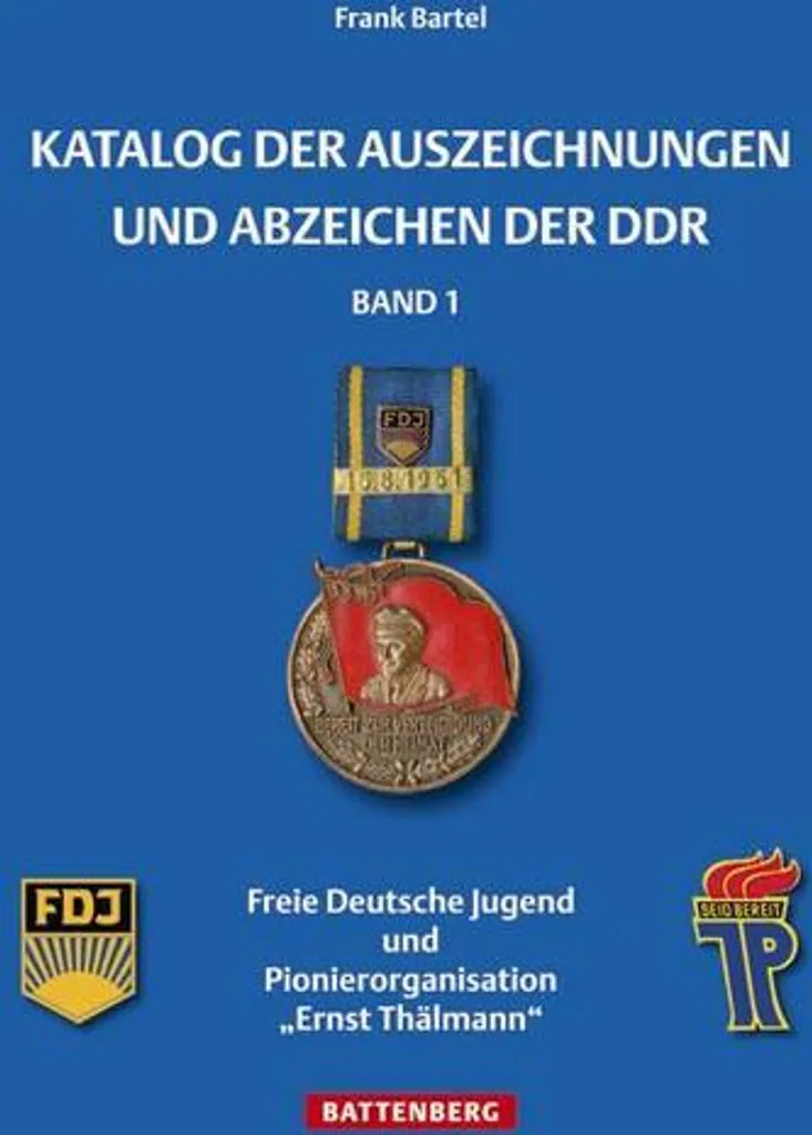Catalogue DDR Médailles et Insignes Vol. 1 avec Détails Historiques RDA