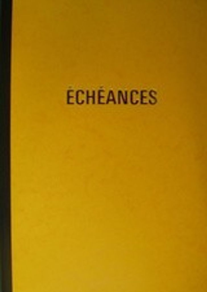 ELVE Cahier piqûre ''Echéances'', 230 x 180 mm vertical 4108.1