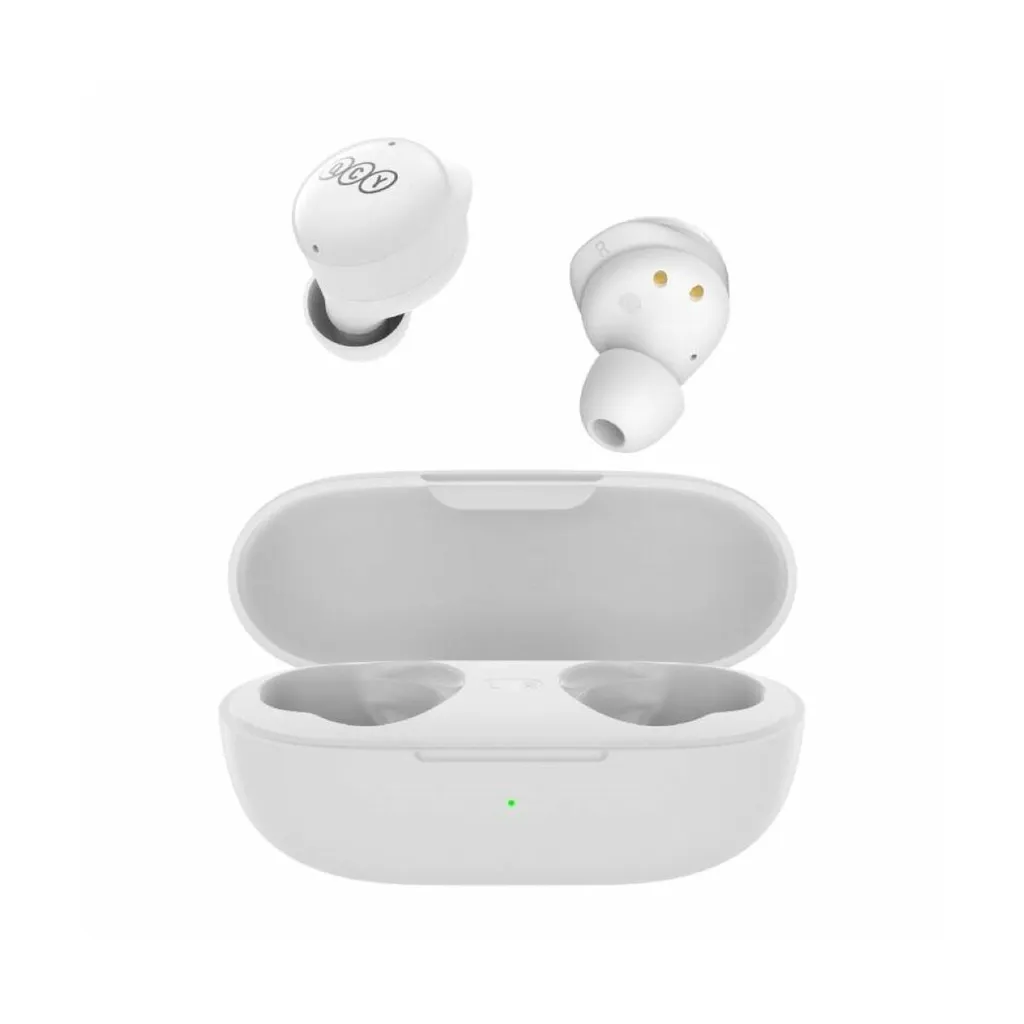 Regalo Ideale: QCY T17 Auricolari Bluetooth White | Design Chic e HiFi