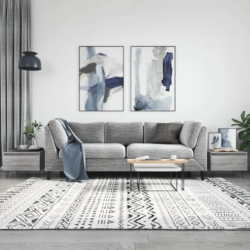 Offerta Set 2 Tavolini Grigio Sonoma Maison Exclusive - 50x46x35 cm