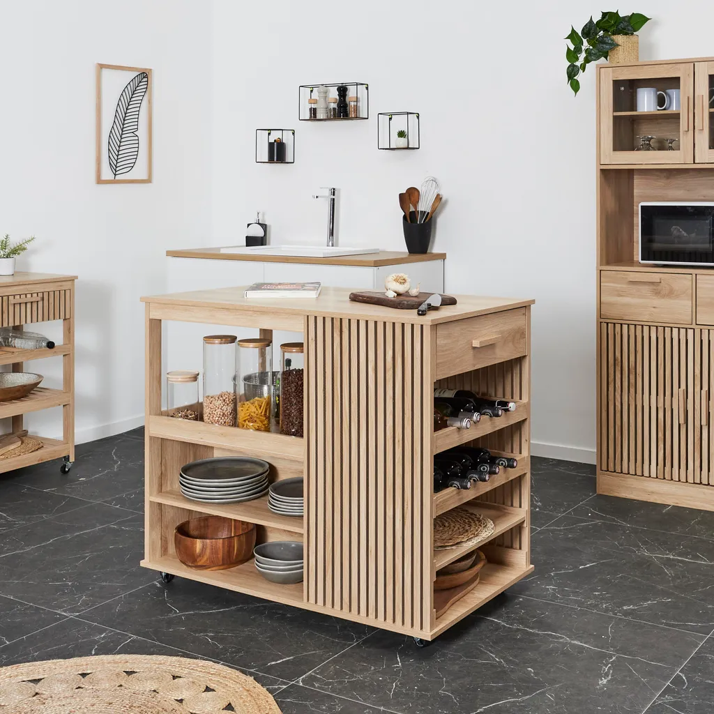 Manque de place ? L'ilot de cuisine Klaus M1 optimise votre rangement