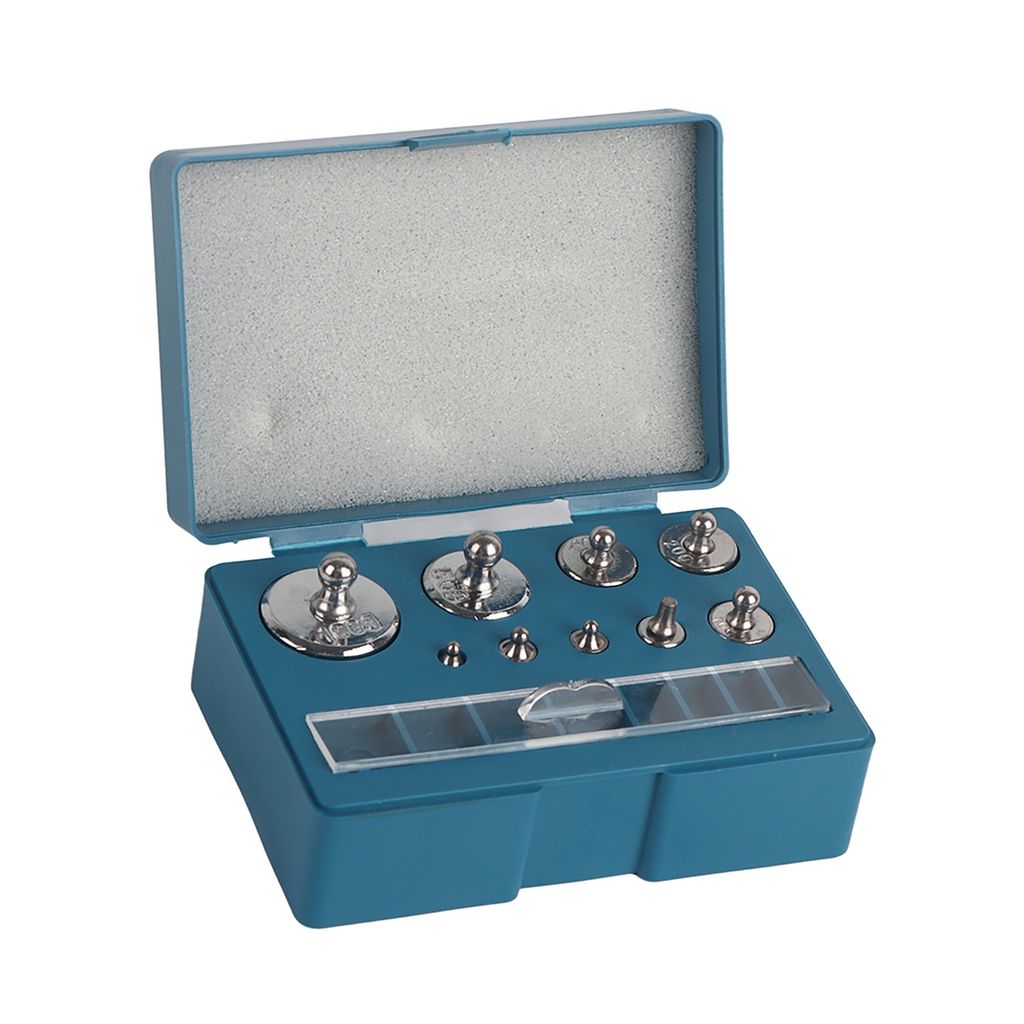 Set Pesi Calibrazione Di Precisione 17Pcs - 211,1g, 10mg-100g, Per Bilance Di Laboratorio