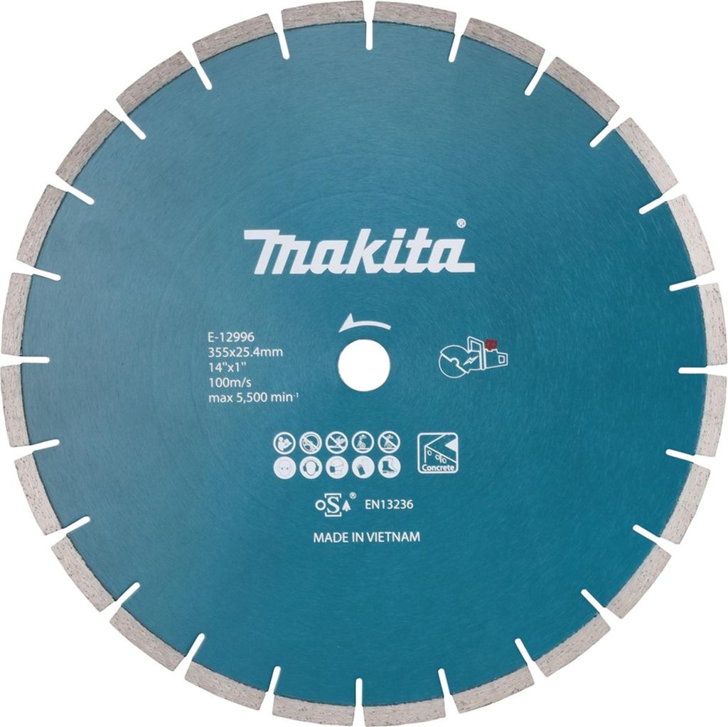 Makita e-12996 - Diamantscheibe passend für Akku-Trennschleifer CE001G &