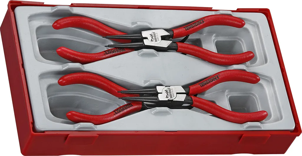 Tengtools 112520101 Jeu de Pinces à Circlips TT474-5 10-25mm - 4 Pièces