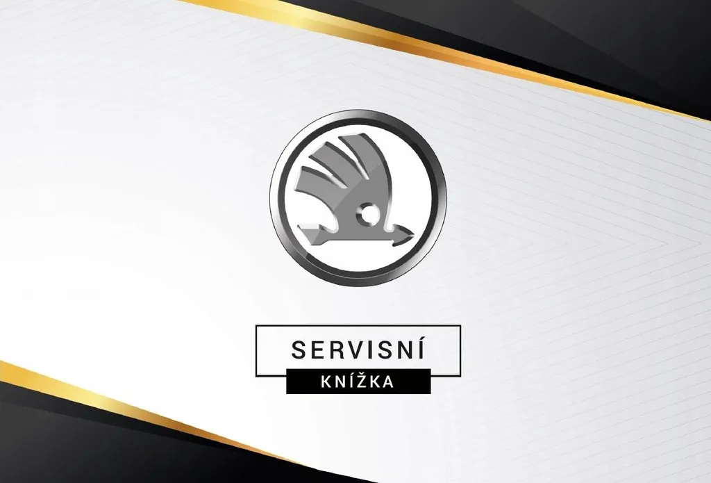 Originale Škoda Servisní Knížka - Libretto Manutenzione Lingua Ceca Nuovo