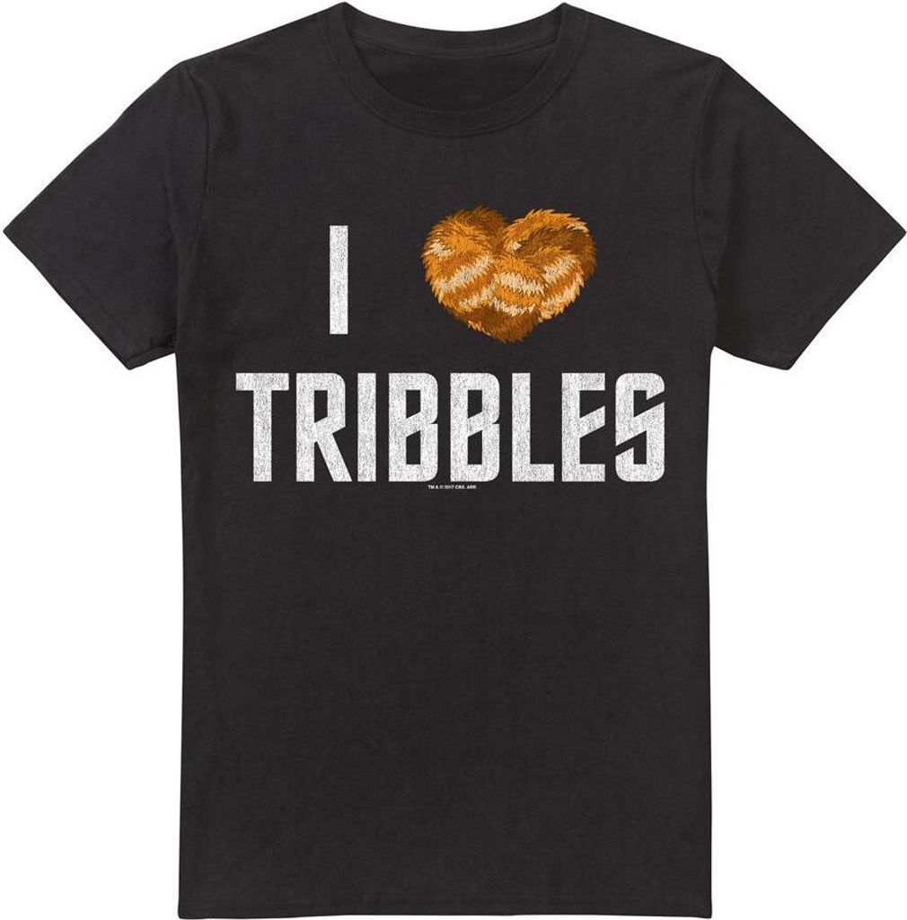 Star Trek - "I Heart Tribbles" T-Shirt für Herren TV13551 (4XL) (Schwarz)
