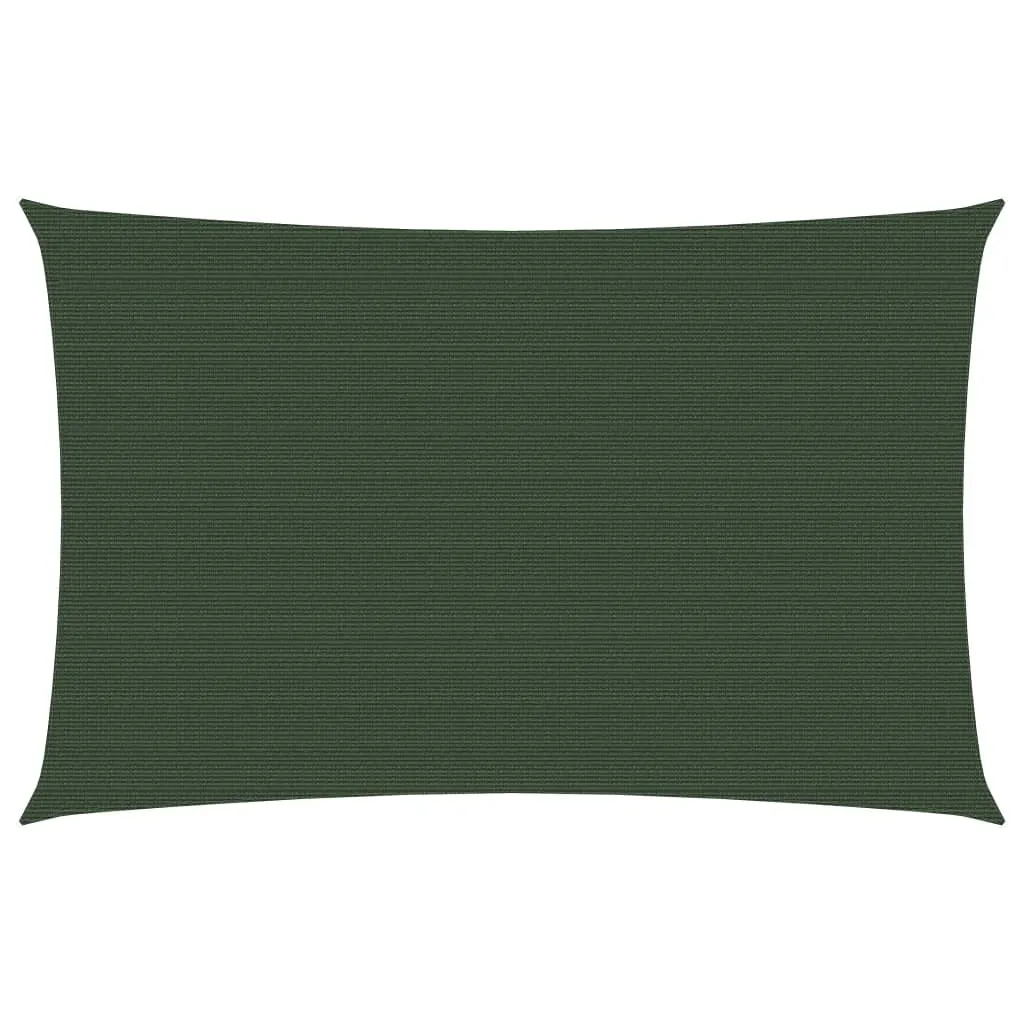 Tenda da Sole HDPE 160g/m² 2x4,5m Verde Scuro | The Living Store Ingrosso