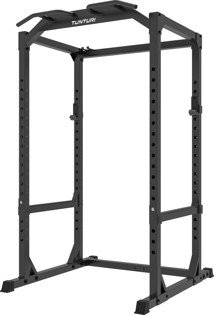 Tunturi PR60 Power Rack Kraftstation – Ganzkörper-Fitnessgerät – Plate-Loaded Homegym – Maximal 300 kg belastbar