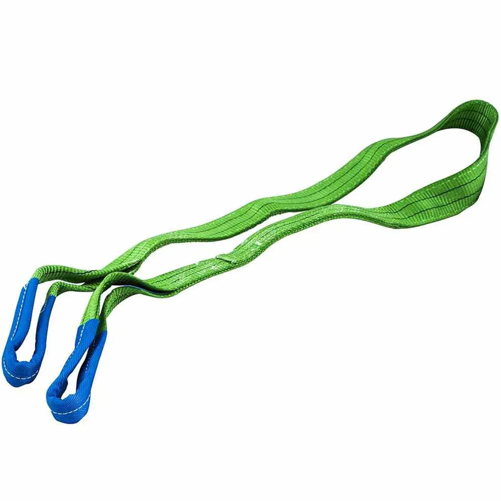 Élingue de levage 2m sangle textile à boucles pour charge lourde - 2