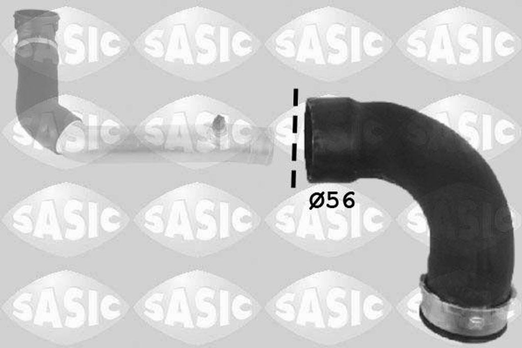 SASIC 3336123 Ladeluftschlauch OE 11613450222 kompatibel mit X3