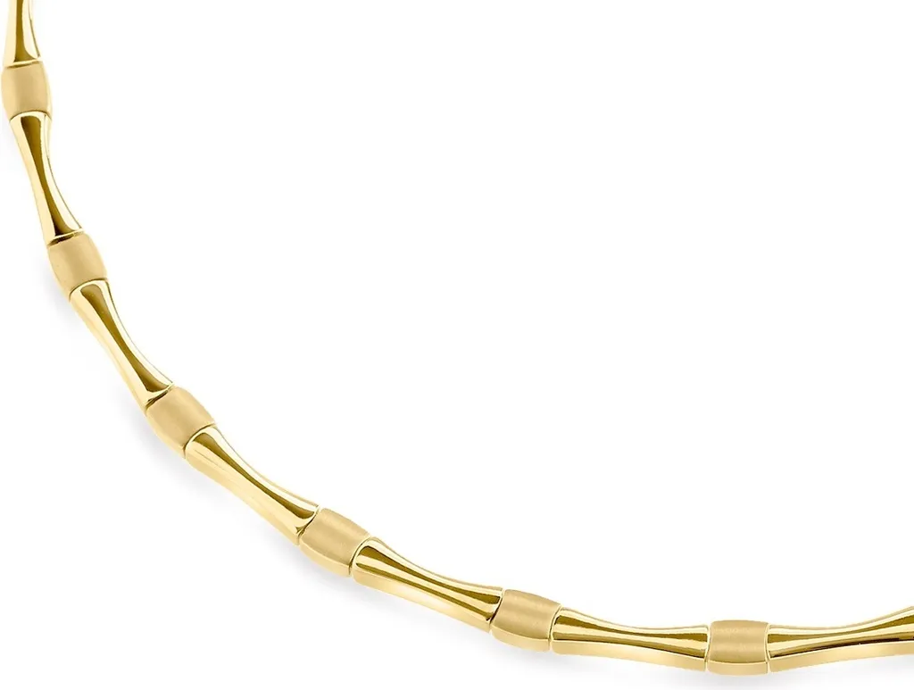 Chaîne Collier Titane Plaqué Or Boccia 08045-03 - Bijou Hypoallergénique