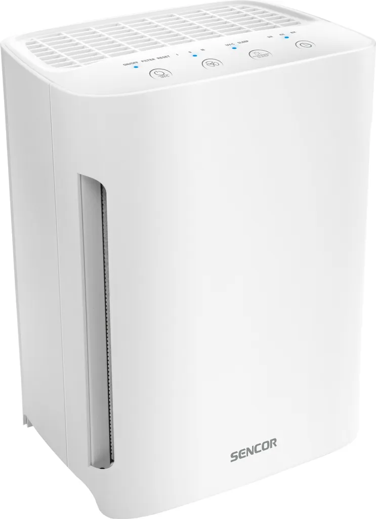 Purificateur d'air filtration 4 étapes Sencor 60W avec minuterie 15m2