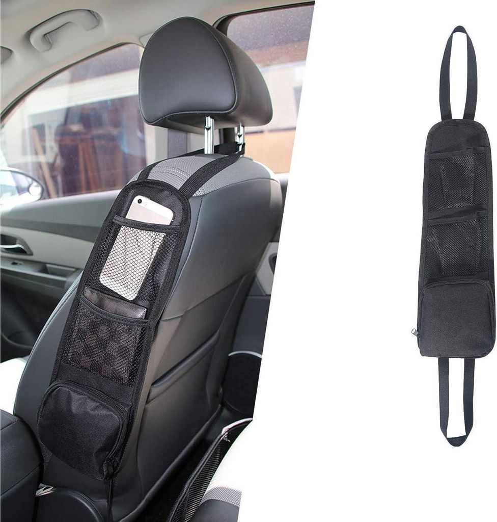 Auto Organizer Aufbewahrungstasche Netztaschen für Autositz Produktbild 
