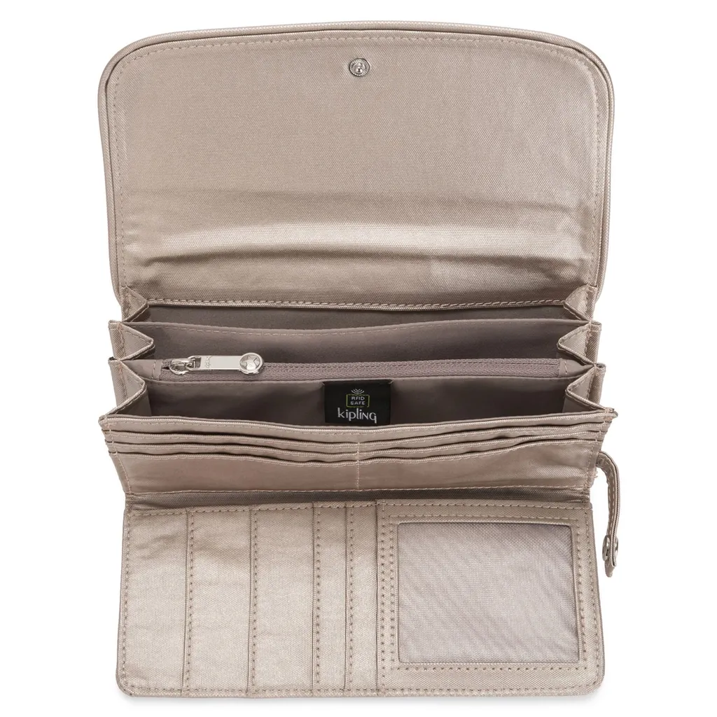 Portefeuille Kipling Money Land 18,5 cm en Nylon avec Compartiments RFID - 9