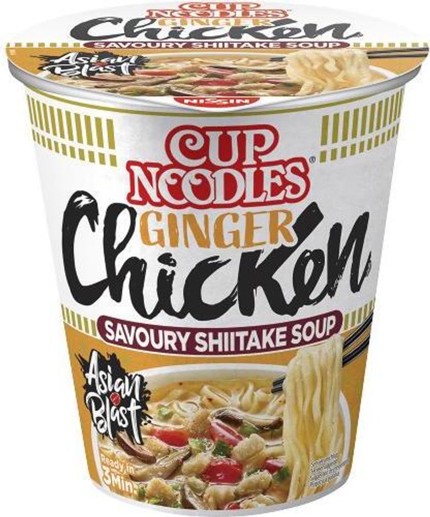 Nissin CUP NOODLES Ginger Chicken, Instantní nudlová Obrázek produktu 