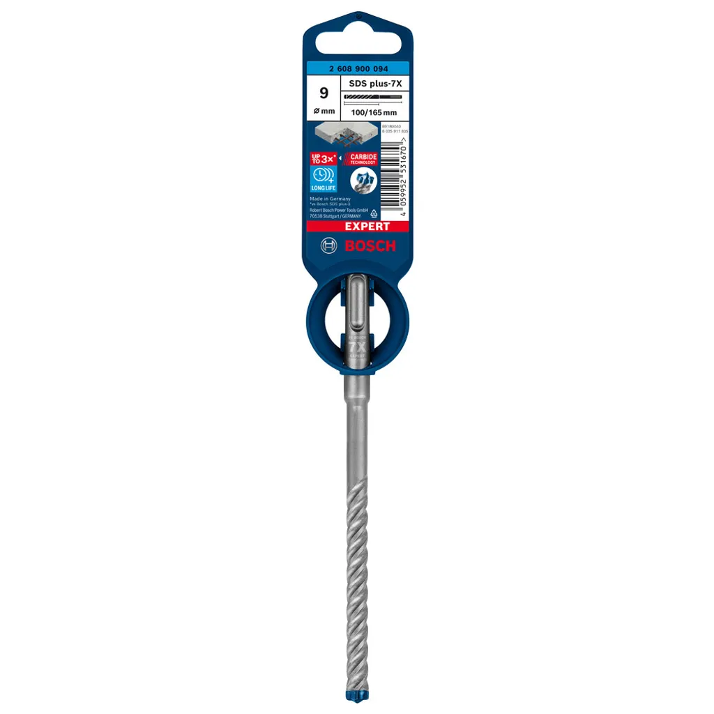 Scheda Tecnica Bosch 2608900094: Punta SDS plus-7X 9mm per Professionisti