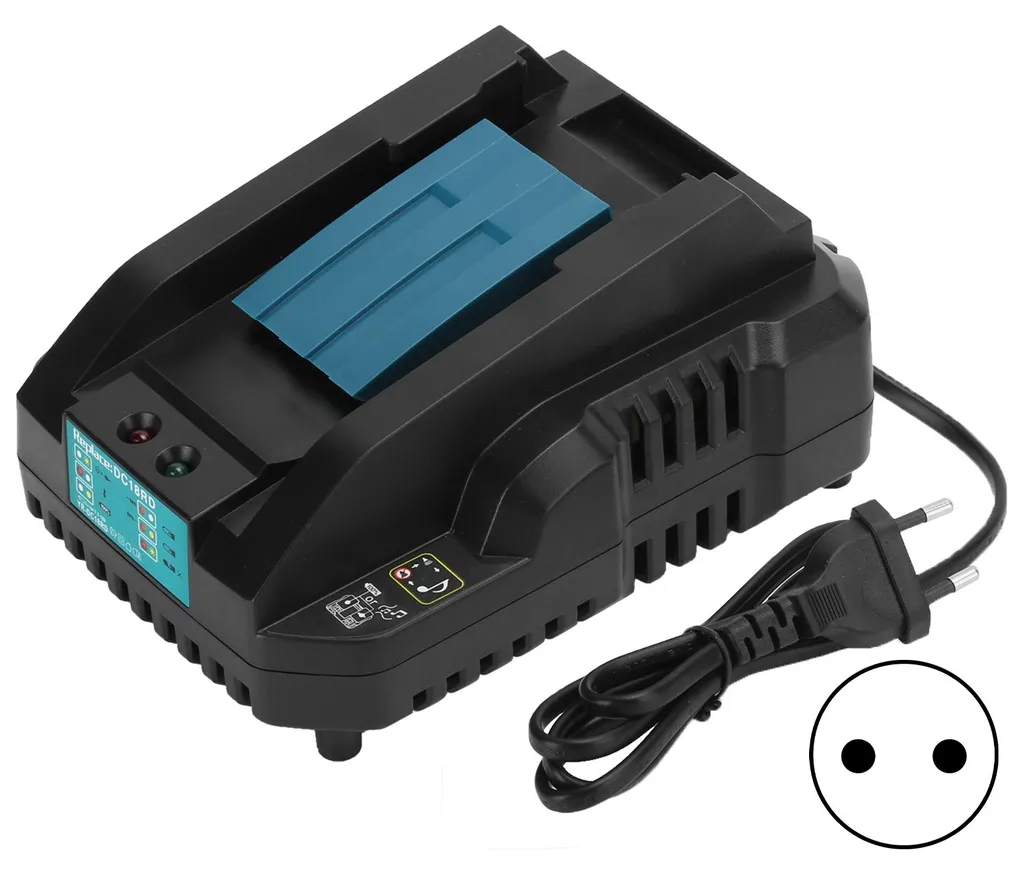 Chargeur batterie lithium 4A pour Makita DC18RC 14,4V 18V avec prise UE