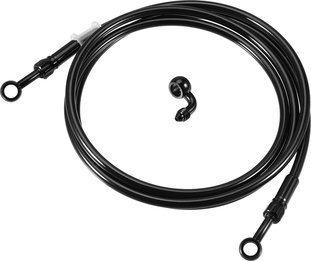 Bremsleitung Motorrad Hydraulische Bremsleitung Ölschlauchrohr mit Banjo / Innen für ATV Motorrad Motocross / Langlebig 200cm Länge / 1 Satz
