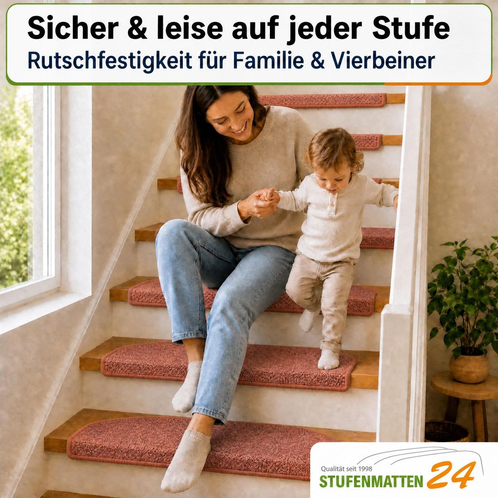 Stufenmatten Rambo New Halbrund SparSet - Terra 18 Stück Produktbild  KI-generiertes Bild