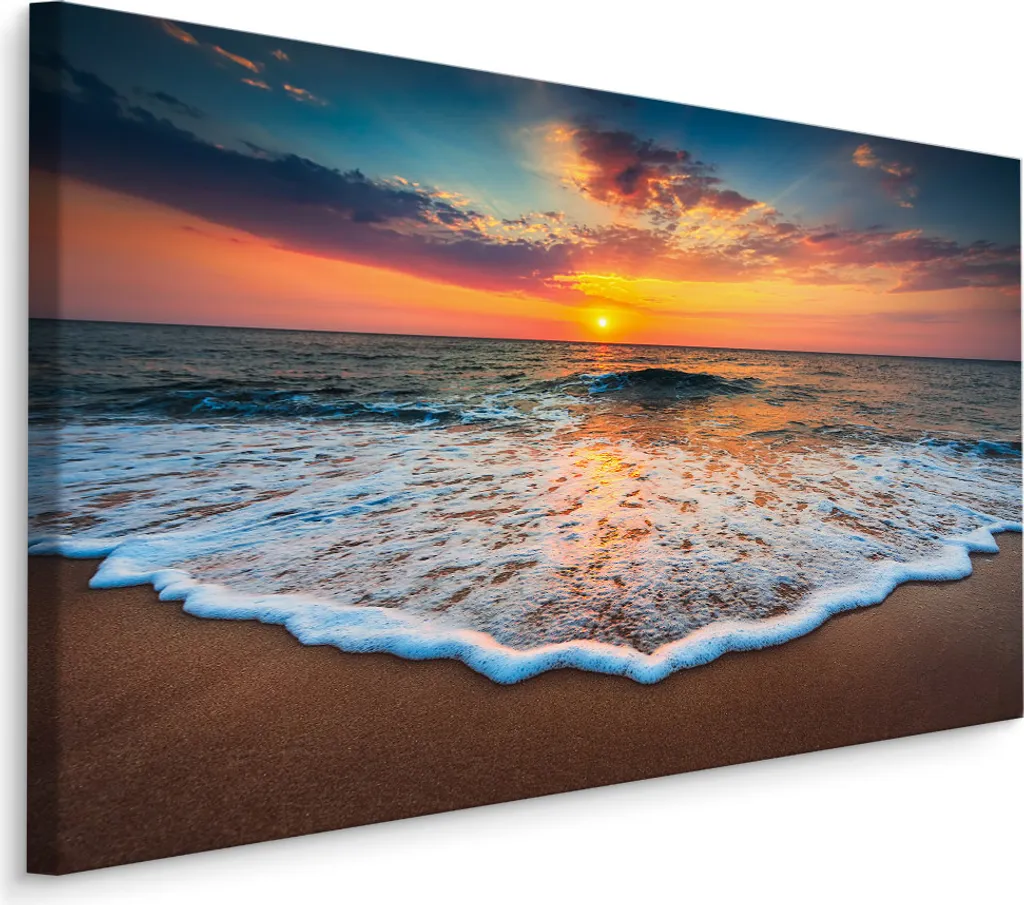 Quadro Mare XXL 120x80 cm | Stampa su Tela Natura e Spiaggia