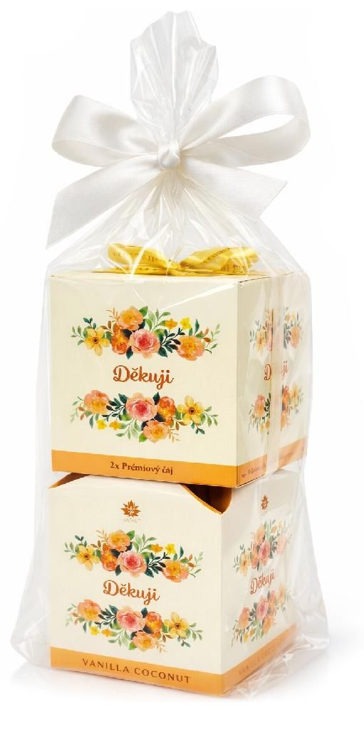 ARÔME Dárkový set - čaj a svíčka Děkuji Obrázek produktu 