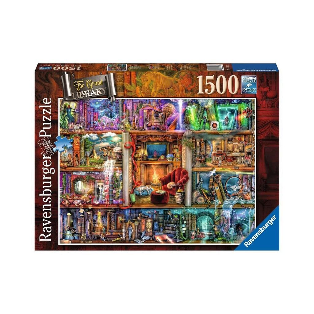 Ravensburger De Grote Bibliotheek Legpuzzel, 1500st.