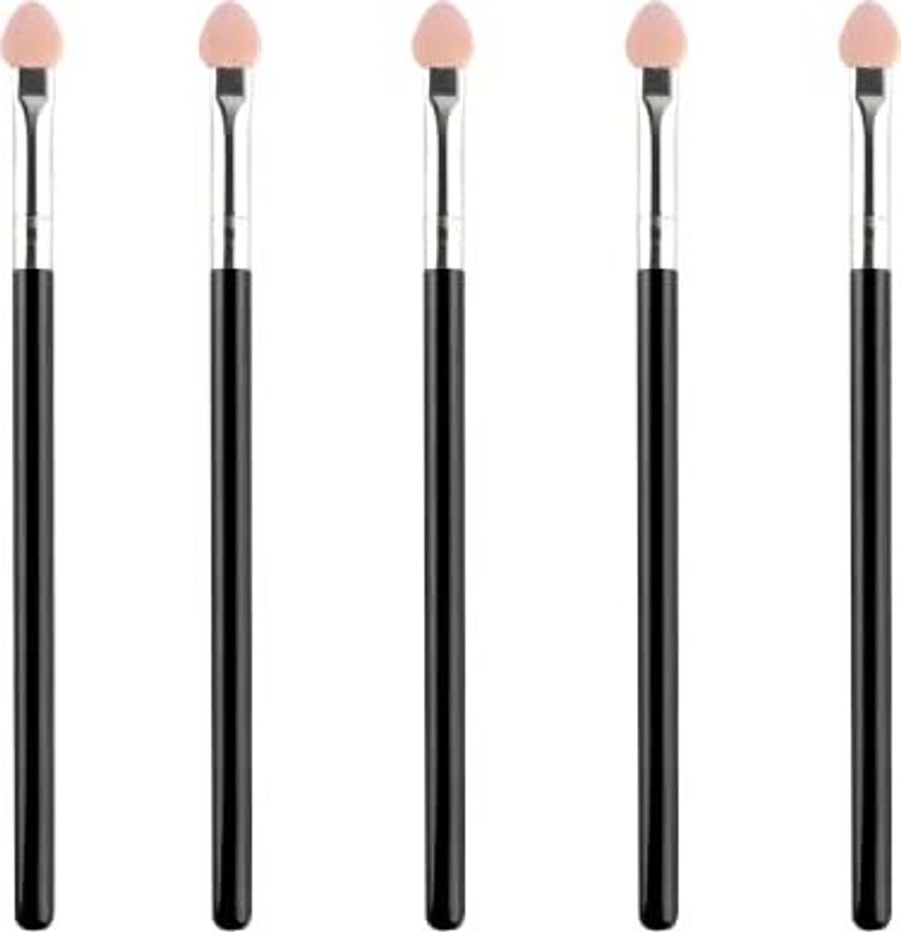 Lidschatten Pinsel, 5 Stück Schwamm Augen Make up Applikatoren, Doppelseitig Applikator Zauberstab, Kosmetische Werkzeuge