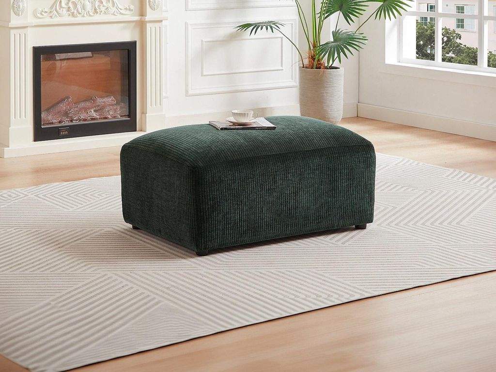 Hocker - Cord - Tannengrün - TIRONO von Maison Céphy