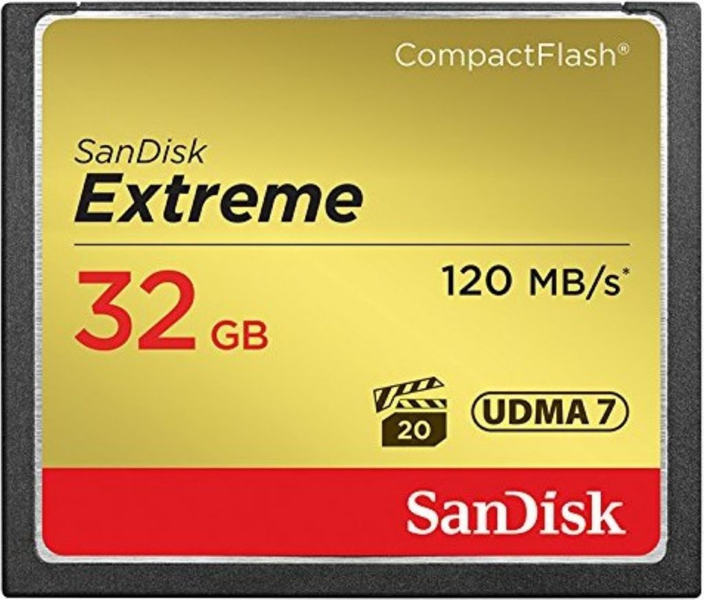 Karta pamięci SanDisk CompactFlash Card Extreme 32 GB Zdjęcie produktu 