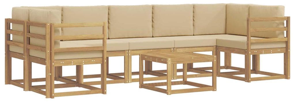 vidaXL Outdoor-Sofagarnitur 6 pcs