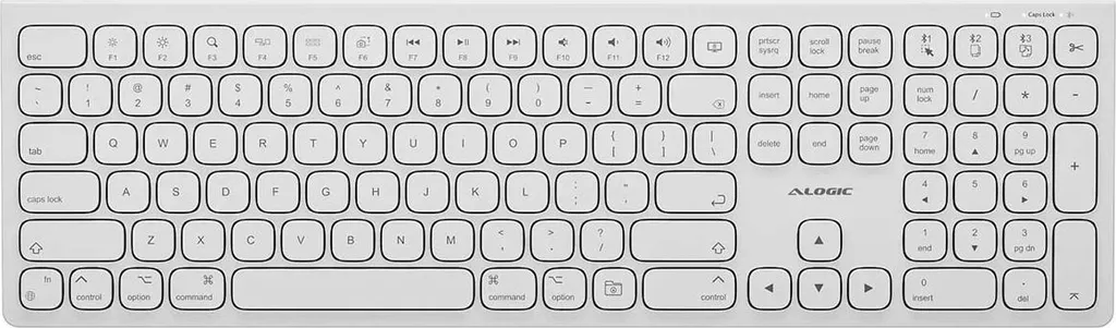 Clavier AZERTY sans fil A-Logic Echelon USB-C avec 7 touches macros