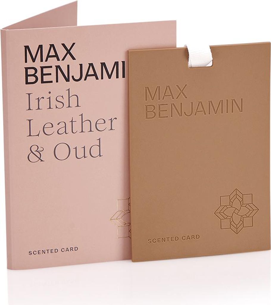 Carte Scentée de Luxe en Cuir Irlandais et Oud – Max Image du produit 