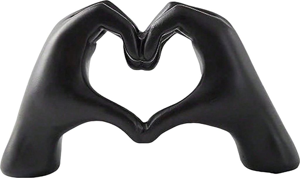 Liebe Herz Hand Figurine Herz-förmigen Geste Harz Statue Skulptur Home-Office Hochzeit Party Desktop Dekoration Ornament
