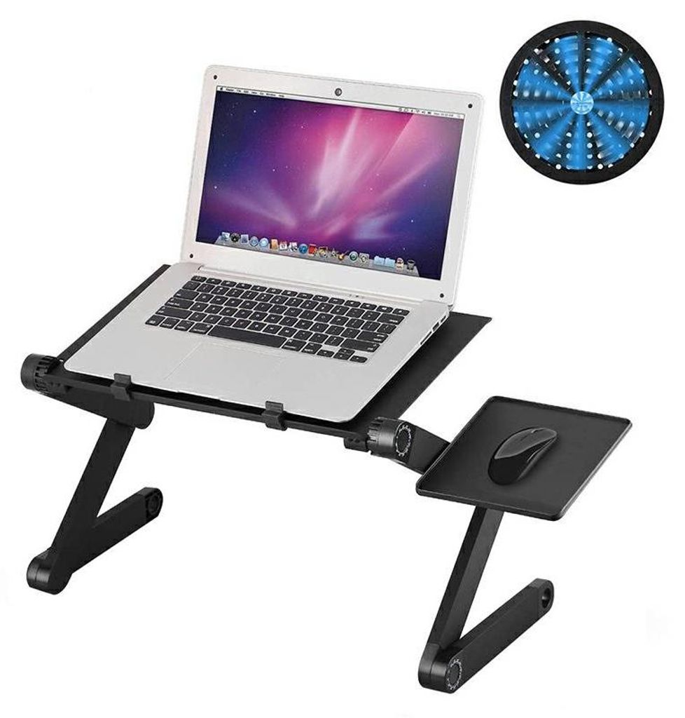 GOTEL Tavolino regolabile per laptop con sistema di Immagine del prodotto 