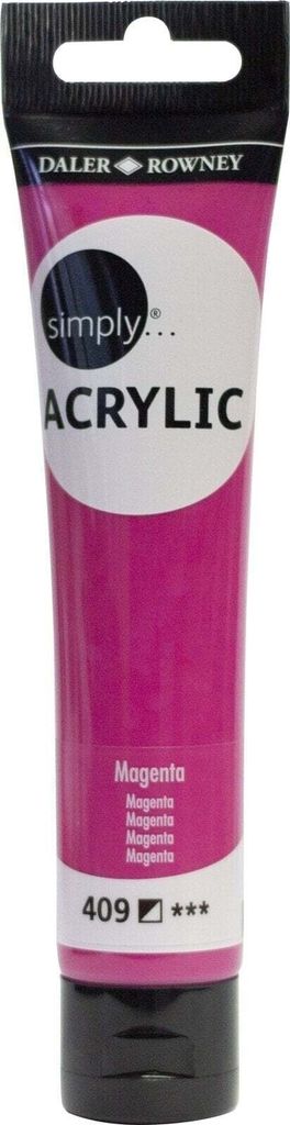 Daler-Rowney Simply Acrylic, 75 ml, Magenta