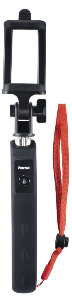 Hama Selfie-Stick Fun 70, mit Bluetooth, bis 70 cm, Schwarz Produktbild 